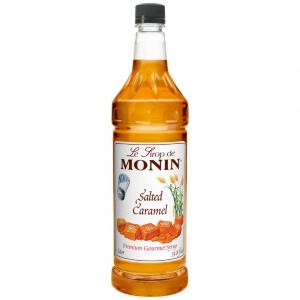 Monin Salted Caramel Premium Gourmet Flavored Syrup (33.8 Ounce, 4 Per Case)