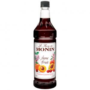 Monin Stone Fruit Premium Gourmet Flavored Syrup (33.8 Ounce, 4 Per Case)