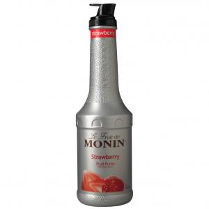 Monin Fruit Puree, Strawberry, 33.8-Ounce Bottles (Pack of 4)