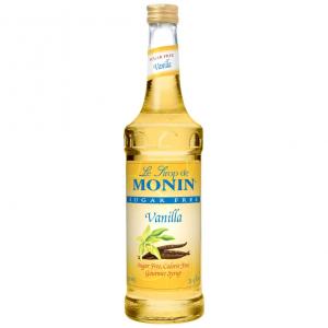 Monin Sur Free Vanilla, 750 Milliliter (12 Pack)