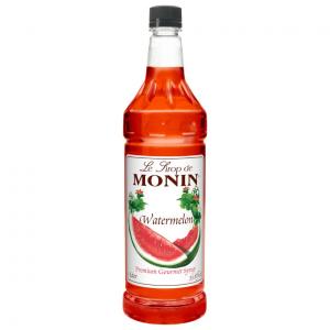 Monin Watermelon Premium Gourmet Flavored Syrup PET (33.8 Ounce, Pack Of 4)