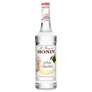 Monin White Chocolate Premiun Gourmet Syrup, Plastic Bottle (750 Ml, Pack Of 12)