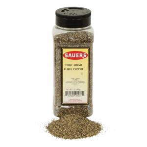 C.F. Sauer Foods Table Ground Black Pepper, Ready-To-Use (1 lbs, 6 Per Case)