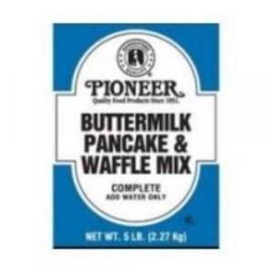 Pioneer Original Buttermilk Pancake & Waffle Mix (5 Lb. Packs, 6 Per Case)