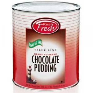 Real Fresh Cafe Classic Trans Fat Free Chocolate Pudding (7 Lbs, 6 Per Case)