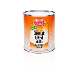 Real Fresh Value Line Cheddar Cheese Sauce Can 6.63lbs (PACK OF 6)