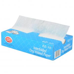 10X1075 Interfolded Deli Dry Wax Economy Grade Tissue 500 / pack