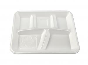 Enviroware Envirofoam Tray 5 Compartment, 125 Each (500 Pack)
