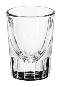 Fluted Whiskey (4-1-Dozen Cartons) - Capacity: 1.5Oz. - 48 Per Case