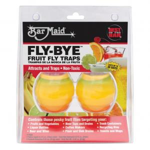 Bar Maid Fly Bye Fruit Fly Trap, 2 Count (6 Pack)