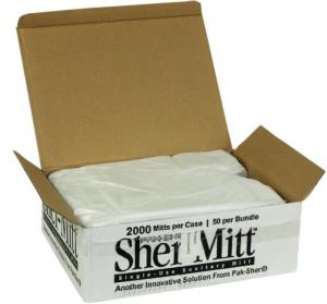 Pak-Sher Food Mitt Poly Burger 8x8, 2000 Each (1 Pack)