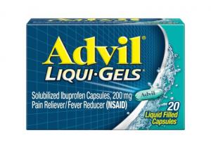 Advil Liquid Gel, 20 Count (12-6 Pack)