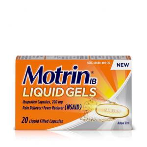 Motrin Liquid Gels, 20 Count (4-6 Pack)