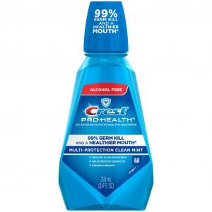 Crest Pro-Health Night Clean Mint Mouthwash Rinse 8.4 ounce