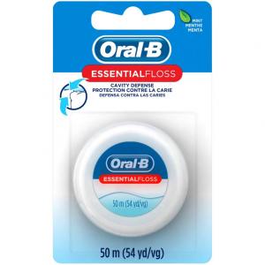 Oral-B Floss Mint Essentials, 55 Yard (4-6 Pack)