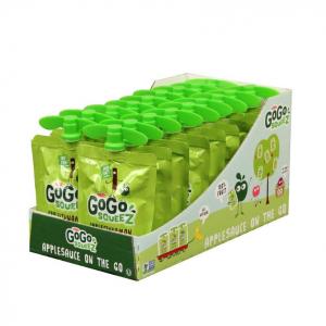Gogo Squeez Apple Cinnamon Tray Sauce, 100% Fruit (3.2 Oz, 18 Per Case)