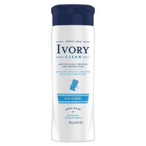 Ivory Original Clean & Simple Scented Body Wash (12 Fl.Oz, 6 Per Case)