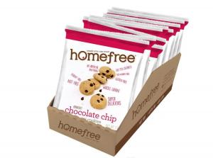 Homefree Gluten Free Chocolate Chip Mini Cookies Grab & Go Boxes (1.1Oz, 10 Pk)