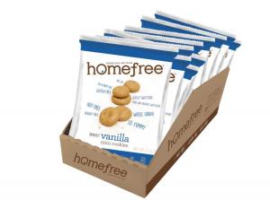 Homefree Ready-To-Eat Gluten Free Vanilla Mini Cookie (1.1 Oz. Bag, 10 Per Case)