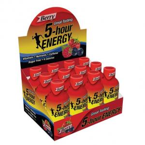 5 Hour Energy Drink Shot, Berry, 12 Count