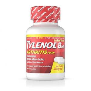 Tylenol 8 Hour Arthritis Pain Tablets with 650 mg Acetaminophen for Arthritis & Joint Pain, 100 ct