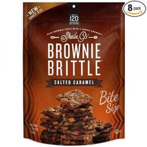 Sheila Gs Salted Caramel Brownie Brittle, 2.75 Ounce -- 8 / case.