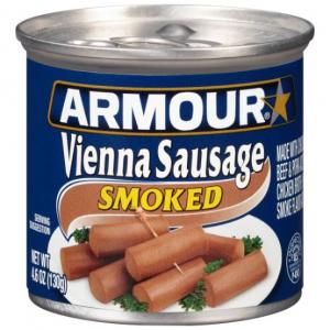 Armour Smoked Vienna Sausage, Ready-To-Eat (4.6 OZ, 24 Per Case)