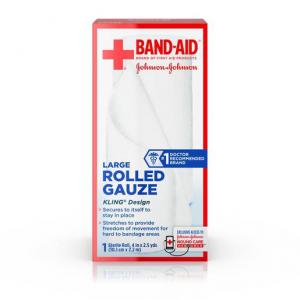 Johnson & Johnson Band-Aid 4x2.5yd Rolled Gauze, 2.5 Yard (24 Pk)