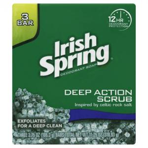 Irish Spring 114186 Bar Soap Deep Cleansing Action 18-11.25 Ounc