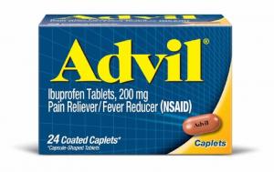 Advil Ibuprofen Pain Fever Reliever 200mg Caplets 24Each 6Count (PACK OF 12)