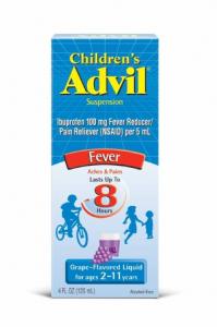 Advil Suspension Childrens Grape Flavored Liquid 4foz 3Count (PACK OF 12)