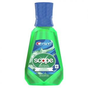P & G Crest Scope Classic Original Mint Rinse 8.4oz (PACK OF 6)