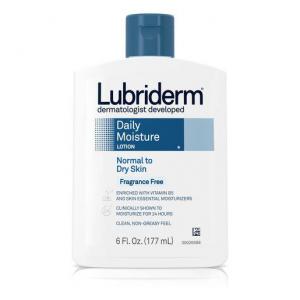 J & J Lubriderm Fragrance Free Daily Moisture Lotion 6foz 6Count (PACK OF 2)