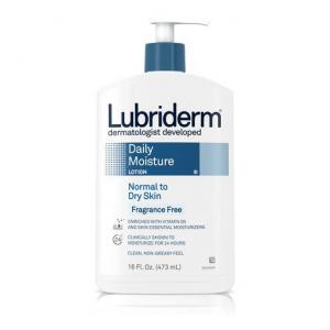 Lubriderm Fragrance Free All Skin Daily Moisture Lotion 16foz 3C