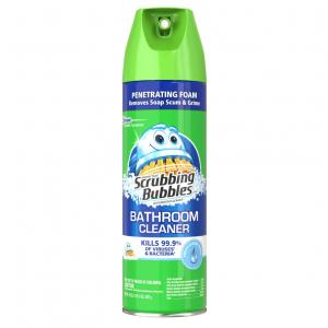 S.C. Johnson Scrubbing Bubbles Disinfectant Fresh Aerosol 20oz (PACK OF 12)