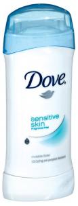 Dove Women'S Sensitive Anti-Perspirant Deodorant Stick, 2 x 6 x 2.6 fl oz Case