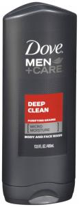 Uniliver Dove Mens Deep Clean Body & Face Wash (13.5 Fl.Oz, 6 Per Case)