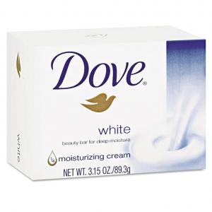 Uniliver Dove White Beauty Soap Bar 3.17oz 8Count (PACK OF 6)