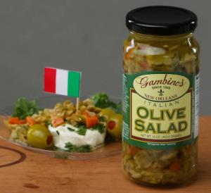 Gambinos Italian Olive Salad, 1 Gallon -- 2 per case.
