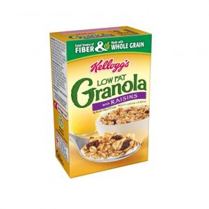 Kellogg's Granola with Raisins Low Fat Single Serve Boxes 2.22oz (PACK OF 70)