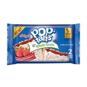Kellogg's Frosted Strawberry Pop Tarts Case 3.53oz 6count (12 Pk)