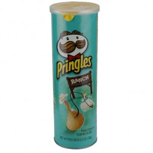 Pringles Ranch Crisps, 5. 5 Ounce - 14 per case.