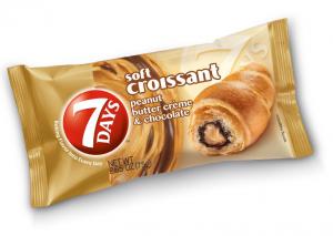 7 Days Soft Croissant, Peanut Butter Cream and Chocolate (2.65 Oz, 24 Count)