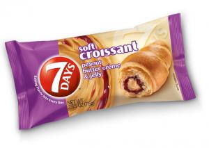 7 Days Soft Croissant, Peanut Butter and Jelly, 2.65 oz., 24 Ct