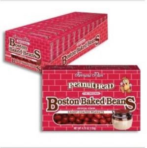 Boston Baked Beans Changemaker Candy Coated Peanuts 0.8oz 24 Count (PACK OF 12)
