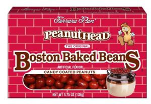 Peanut Head, Boston Baked Beans Candy Coated Peanuts 4.31 Ounces