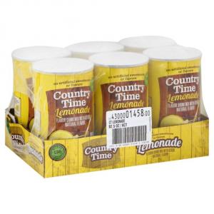 Kraft Country Time Lemonade Beverage, 5.156 Pound - 6 per case.