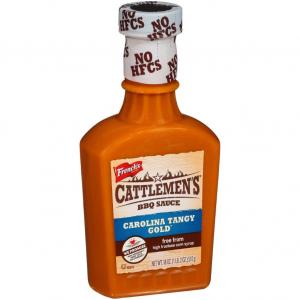 French'S Cattlemen'S Gold Barbecue Sauce, Carolina Tangy (18 Oz, 12 Per Case)