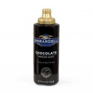 Ghirardelli Black Label Chocolate Sauce Bottle (16 Oz, 12 Per Case)