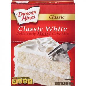 Duncan Hines Pinnacle Dry Classic White Cake Mix 15.25oz (PACK OF 12)